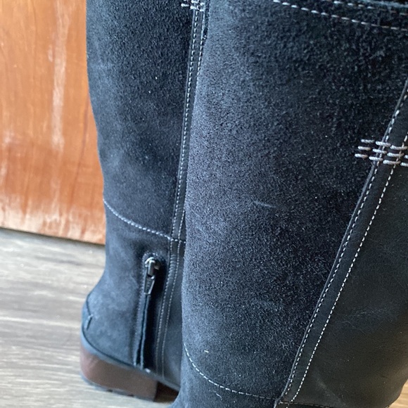 Sorel Cate Tall Rain & Waterproof Ready Boots Blac - Picture 11 of 16